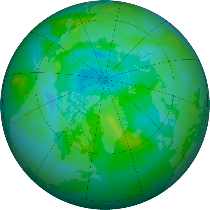 Arctic ozone map for 30 August 2013
